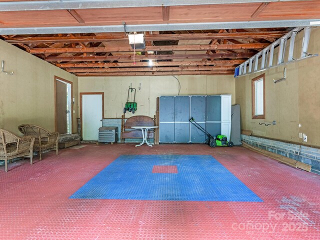 3310 Windbluff Dr, Charlotte, NC 28277 - garage featuring a garage door opener