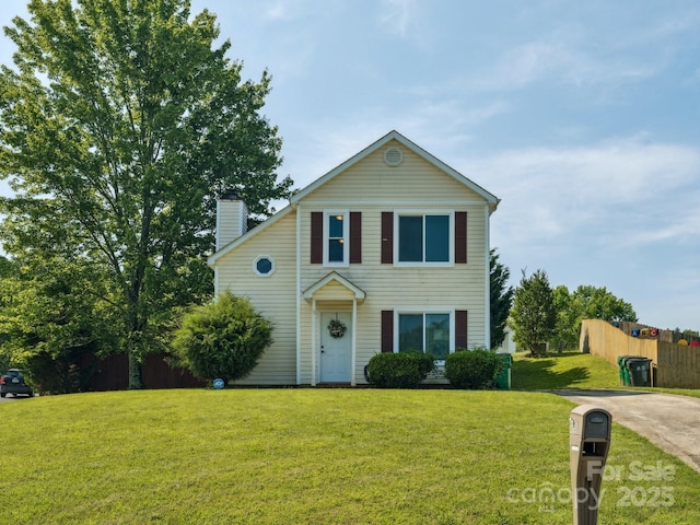 5701 Silver Eagle Dr, Charlotte, NC 28214 - traditional-style home with a chimney
