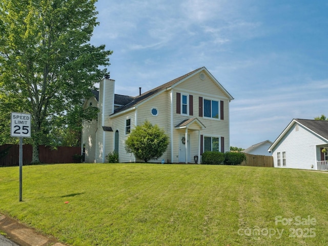 5701 Silver Eagle Dr, Charlotte, NC 28214 - traditional-style home featuring a chimney
