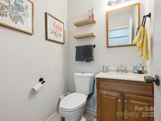 5701 Silver Eagle Dr, Charlotte, NC 28214 - half bath with vanity and toilet