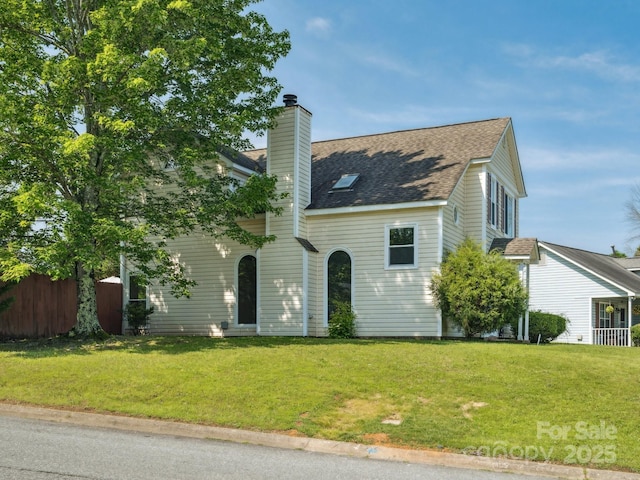 5701 Silver Eagle Dr, Charlotte, NC 28214 - traditional home featuring a shingled roof and a chimney