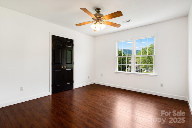 12 Eden Glen Rd, Black Mountain, NC 28711 - unfurnished room with wood finished floors and a ceiling fan
