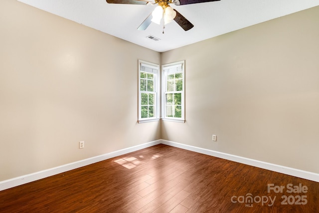12 Eden Glen Rd, Black Mountain, NC 28711 - empty room with wood finished floors and ceiling fan
