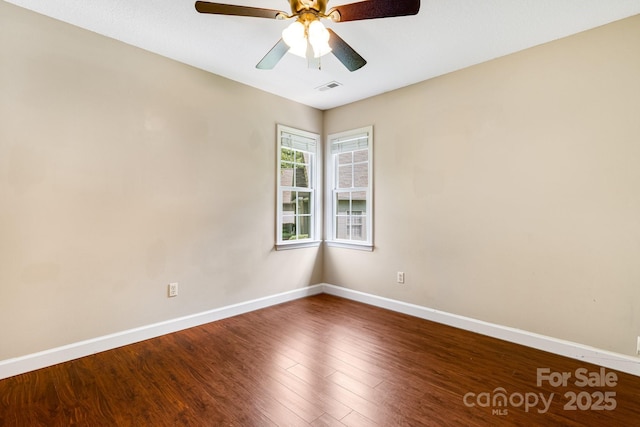 12 Eden Glen Rd, Black Mountain, NC 28711 - spare room with wood finished floors and ceiling fan