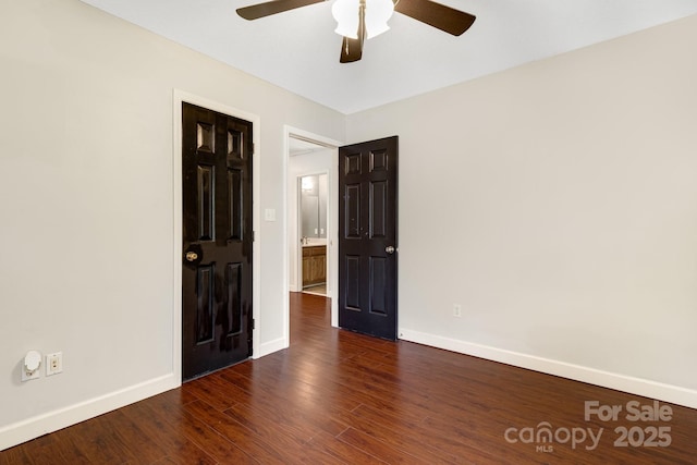 12 Eden Glen Rd, Black Mountain, NC 28711 - unfurnished bedroom with wood finished floors and a ceiling fan