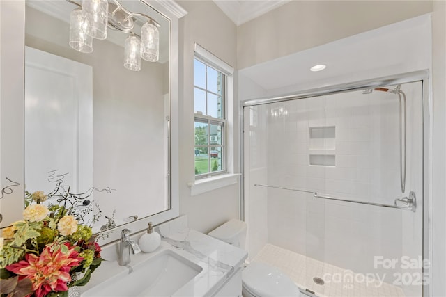 920 Terramore Dr, Waxhaw, NC 28173 - full bathroom featuring a shower stall and vanity