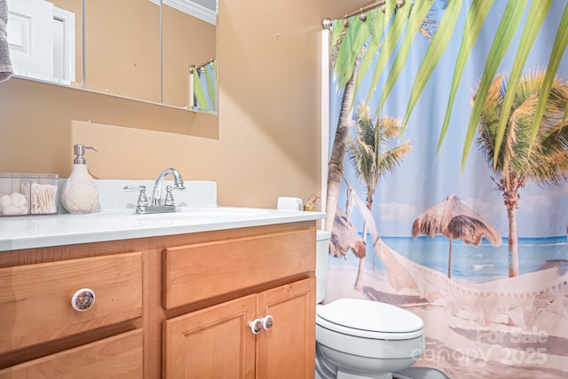 2279 Cedar Oak Cir, Gastonia, NC 28052 - full bathroom with vanity and curtained shower