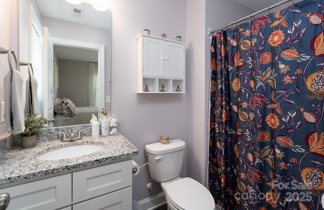 360 Sexton St, Kannapolis, NC 28081 - bathroom featuring vanity and a shower with shower curtain