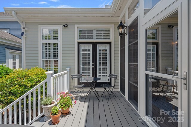 202 Caldwell Ln, Davidson, NC 28036 - view of wooden terrace