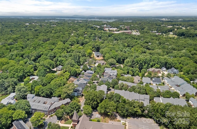 202 Caldwell Ln, Davidson, NC 28036 - aerial perspective of suburban area with a forest