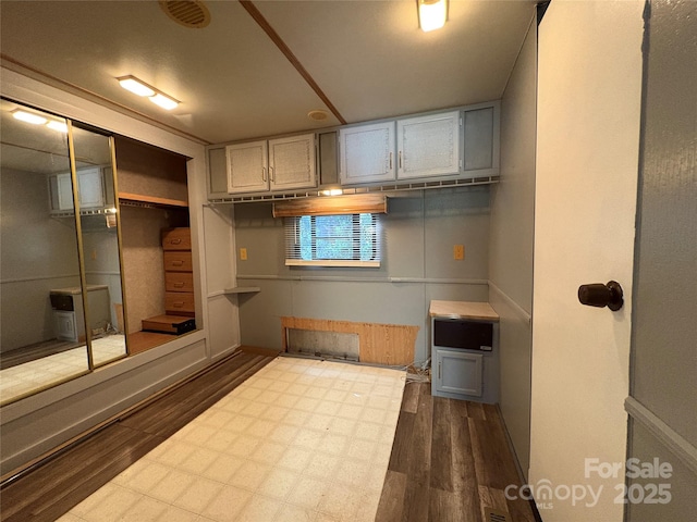 333 Mount View Ln Unit 266B, New London, NC 28127 - kitchen featuring dark wood-type flooring and light countertops