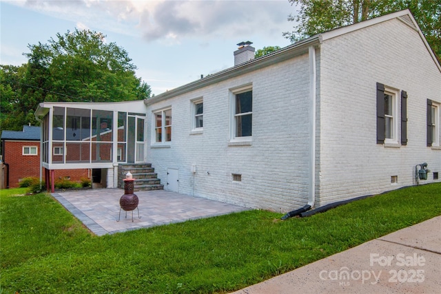 2115 Arnold Dr, Charlotte, NC 28205 - back of house featuring brick siding and crawl space