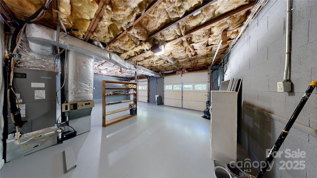 212 Fallen Timber Rd Unit 23, Hendersonville, NC 28791 - garage featuring concrete block wall