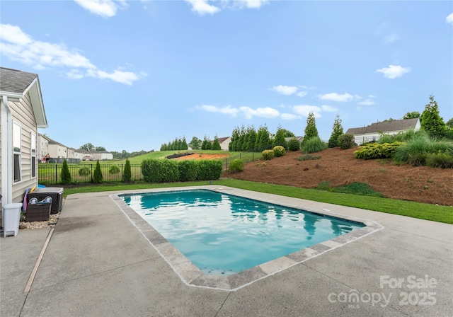 163 Sassafras Rd, Mooresville, NC 28115 - view of pool with a patio and a fenced backyard