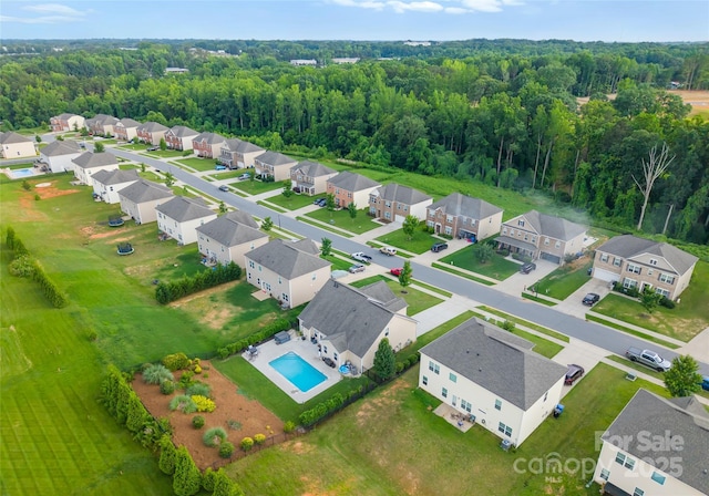 163 Sassafras Rd, Mooresville, NC 28115 - aerial view of residential area with a pool area