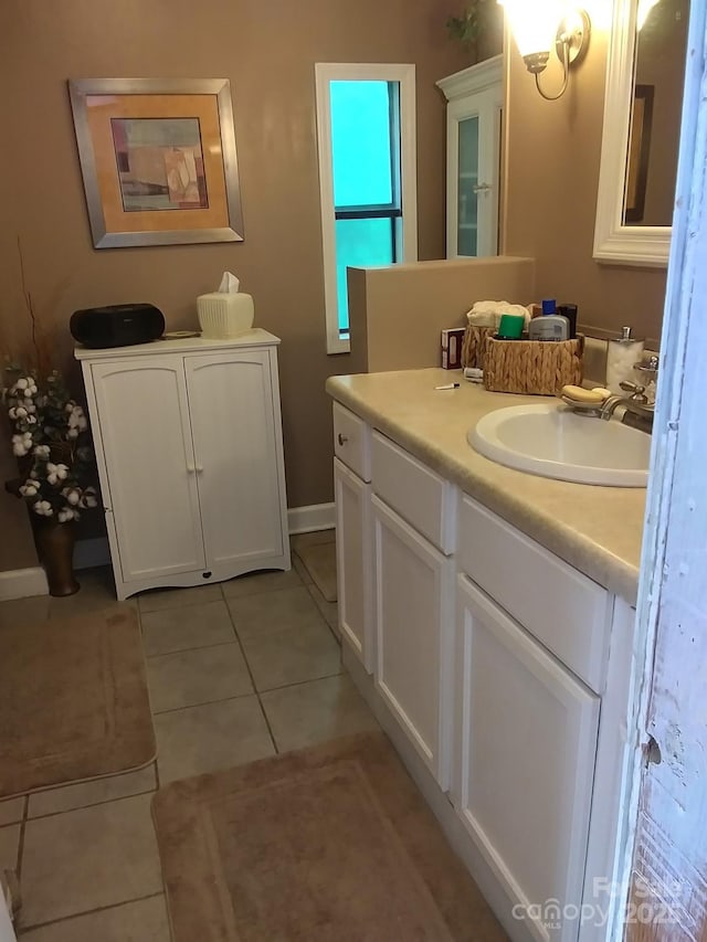 41 Laurel Brook Dr, Fairview, NC 28730 - bathroom featuring vanity and tile patterned flooring