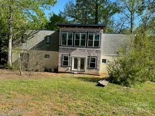 177 Mountain View Ln, Troy, NC 27371 - rear view of house with a yard