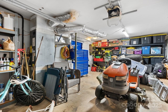 1467 Conway Dr, Granite Falls, NC 28630 - garage featuring a garage door opener