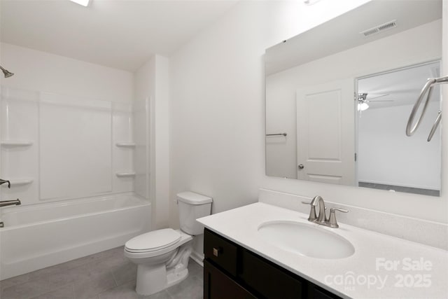 117 Carmine Ct, Troutman, NC 28166 - bathroom with vanity, shower / washtub combination, and tile patterned floors