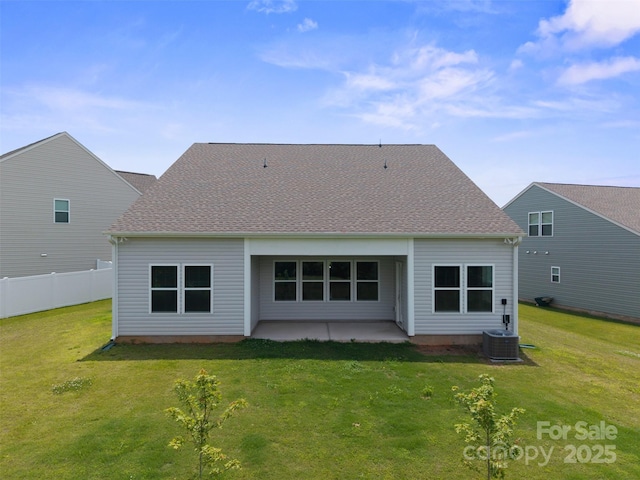 117 Carmine Ct, Troutman, NC 28166 - back of house featuring a patio area and a shingled roof