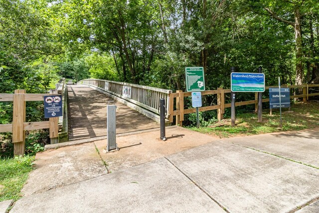 3969 Sheffield Dr, Charlotte, NC 28205 - surrounding community with view of wooded area