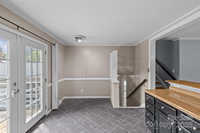 2000 Townsend Ave, Charlotte, NC 28205 - interior space with tile patterned floors and ornamental molding