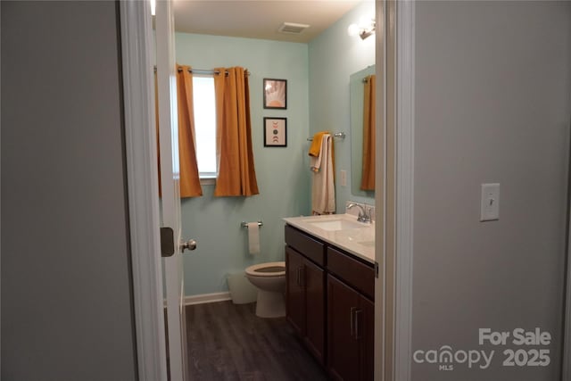 4003 Northerly Island Ct, Gastonia, NC 28056 - bathroom with vanity and wood finished floors