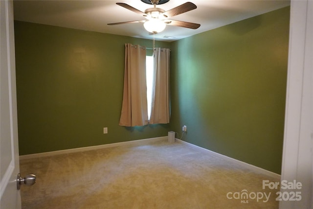4003 Northerly Island Ct, Gastonia, NC 28056 - carpeted spare room with a ceiling fan and baseboards