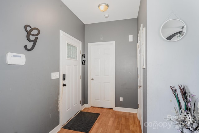 4242 Lake Ridge Ct, Ramseur, NC 27316 - foyer entrance featuring light wood finished floors and baseboards
