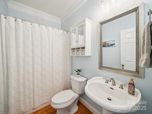 6523 Alba Rose Ln, Huntersville, NC 28078 - full bath featuring crown molding and wood finished floors