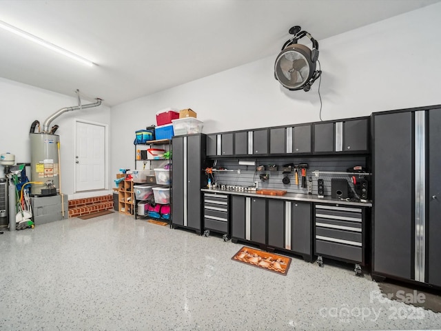 6523 Alba Rose Ln, Huntersville, NC 28078 - garage featuring water heater