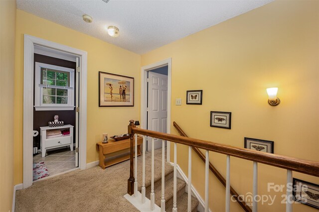 13416 Kintyre Ct, Matthews, NC 28105 - corridor with light carpet and baseboards