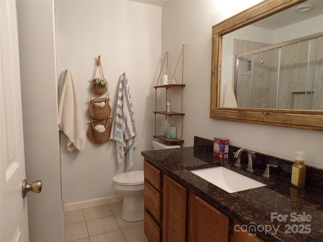 833 21st Ave NE Unit 833, Hickory, NC 28601 - bathroom featuring vanity, a shower stall, and tile patterned floors