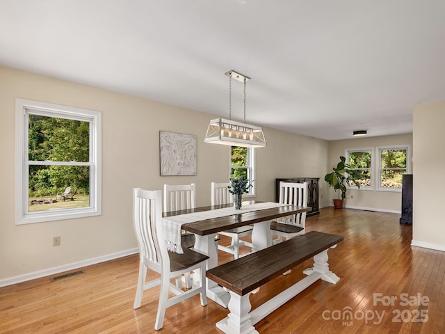 345 Bob Barnwell Rd, Fletcher, NC 28732 - dining space with baseboards and light wood-style floors