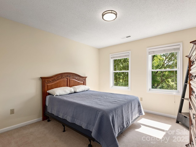 345 Bob Barnwell Rd, Fletcher, NC 28732 - bedroom featuring light carpet and a textured ceiling
