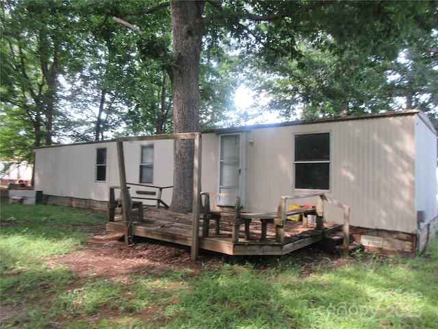 2927 S NC-16 Hwy, Newton, NC 28658 - rear view of property with a deck