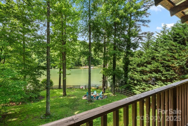 37 Poplar Dr, Rosman, NC 28772 - water view featuring a tree filled landscape