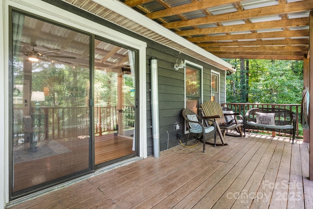 37 Poplar Dr, Rosman, NC 28772 - view of deck