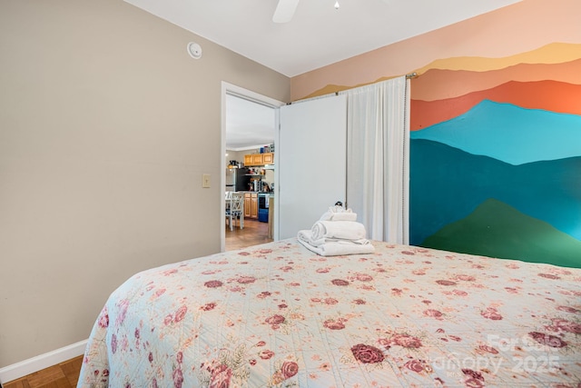 37 Poplar Dr, Rosman, NC 28772 - bedroom featuring ceiling fan