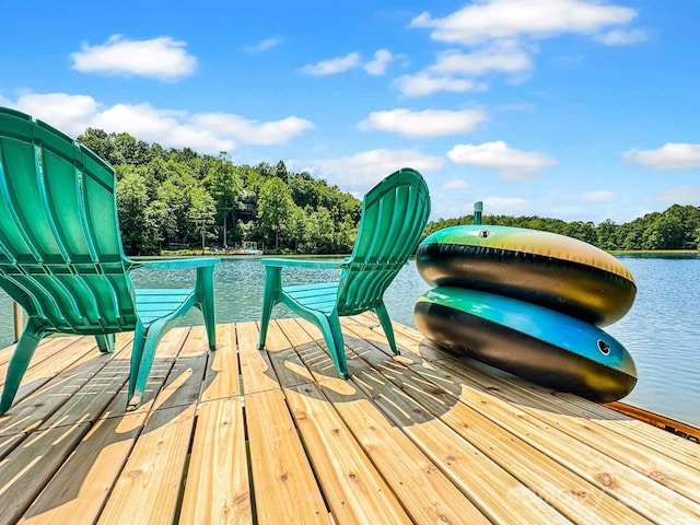 37 Poplar Dr, Rosman, NC 28772 - deck with a water view