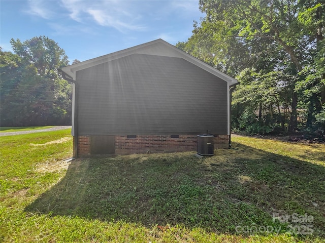232 Branchwood Cir, Kings Mountain, NC 28086 - view of home's exterior with crawl space and a yard