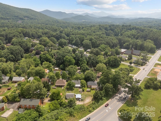 2 Enka Orchard St Unit 21A, Candler, NC 28715 - aerial view of a heavily wooded area and a mountainous background