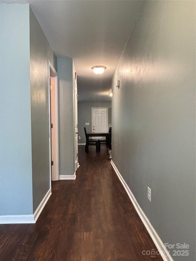 1916 Country Way, Hickory, NC 28601 - corridor featuring dark wood-type flooring and baseboards