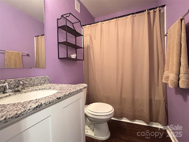 1916 Country Way, Hickory, NC 28601 - bathroom with vanity and wood finished floors