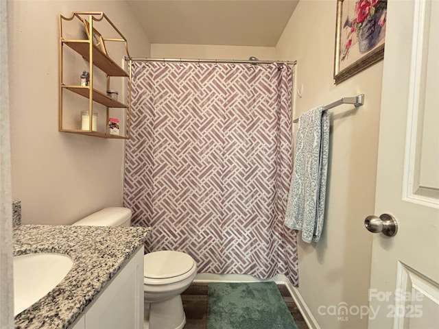 1916 Country Way, Hickory, NC 28601 - full bath featuring vanity and a shower with curtain