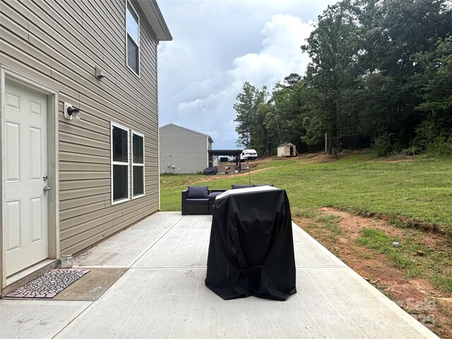 1916 Country Way, Hickory, NC 28601 - view of patio with grilling area