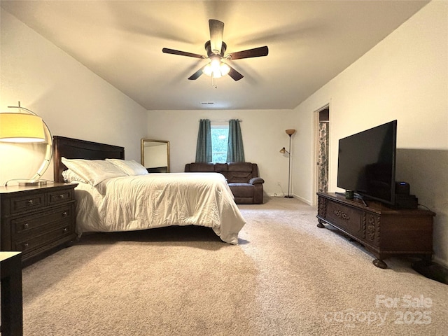 1916 Country Way, Hickory, NC 28601 - bedroom with light carpet and ceiling fan