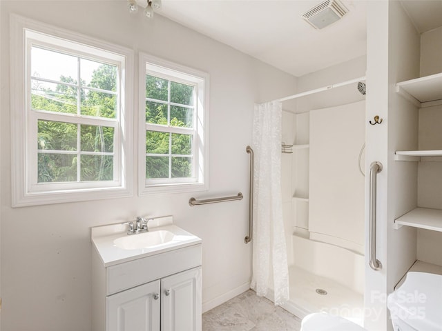 34 Lockhart Rd, Tryon, NC 28782 - full bathroom featuring curtained shower and vanity