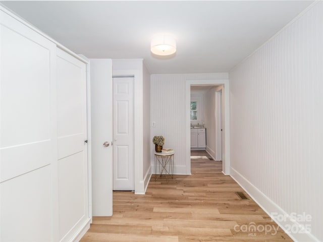 13414 Central Ave, Huntersville, NC 28078 - corridor featuring light wood-style flooring and baseboards