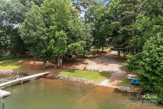 200 Southwood Park Rd, Mooresville, NC 28117 - view of property's community with a floating dock and a water view
